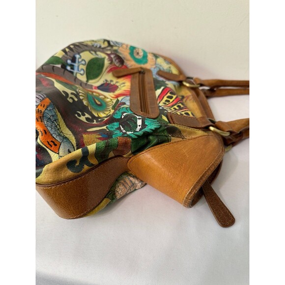 SHARIF ARTISAN IMPRESSIONS HANDPAINTED BAG - Picture 8 of 10